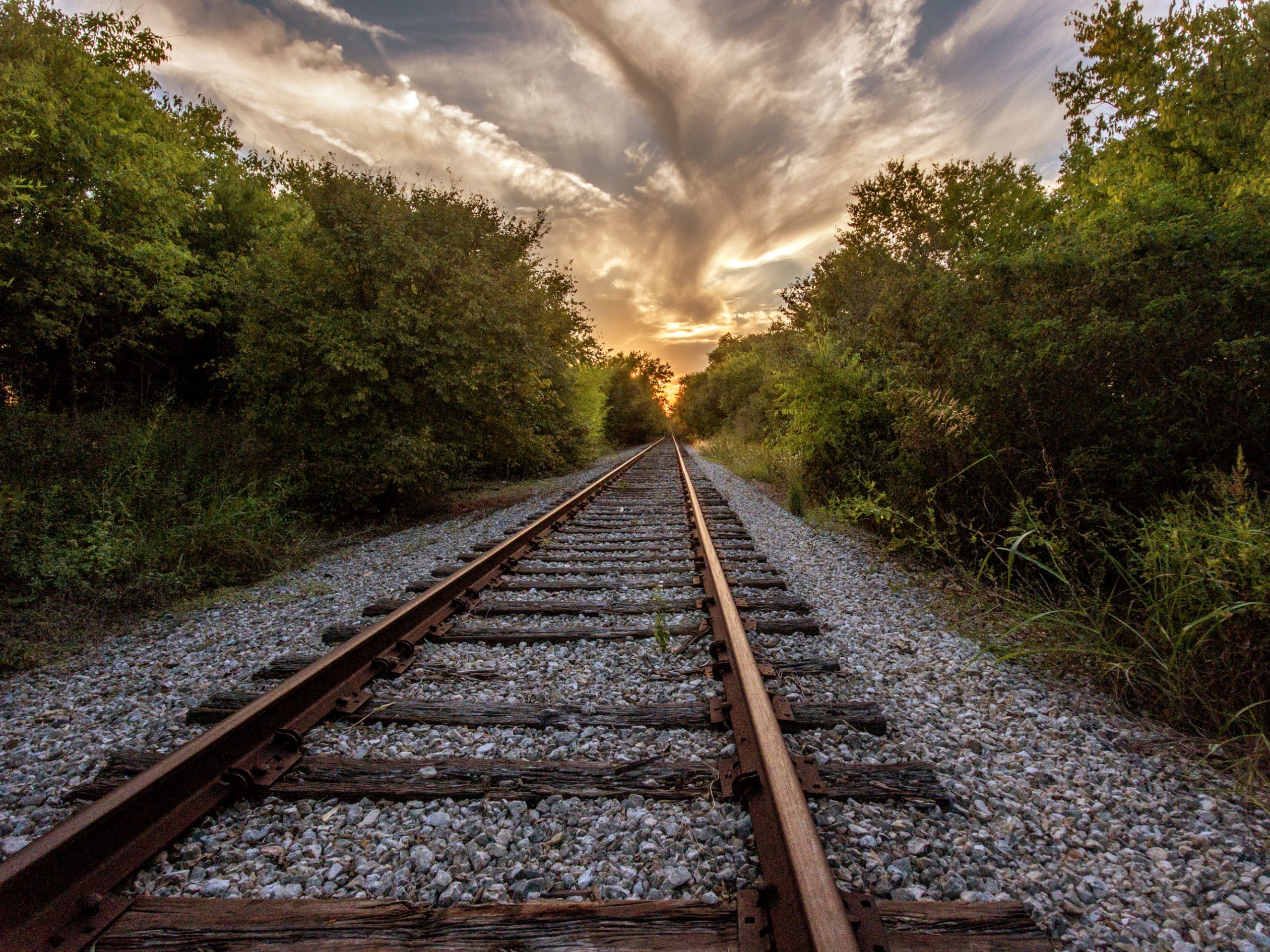 Railroad tracks